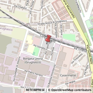 Mappa Via Tripoli, 18, 10095 Grugliasco, Torino (Piemonte)