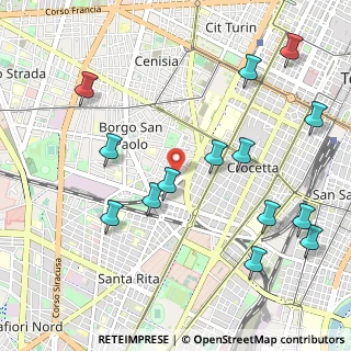 Mappa Corso Lione, Torino (1.22)