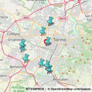 Mappa Via Rio de Janeiro, 10141 Torino TO, Italia (3.96455)