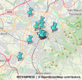 Mappa 10125 Torino TO, Italia (2.20667)