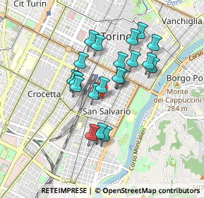 Mappa 10125 Torino TO, Italia (0.729)