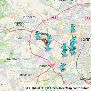 Mappa Via Bongiovanni, 10095 Grugliasco TO, Italia (3.82364)