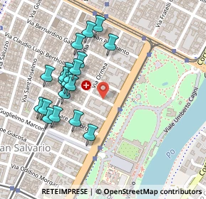 Mappa Via Giuseppe Baretti, 10100 Torino TO, Italia (0.2335)