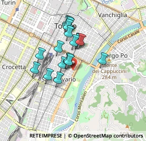 Mappa Via Giuseppe Baretti, 10100 Torino TO, Italia (0.6955)