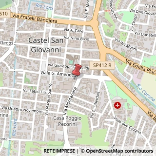 Mappa Viale Amendola, 20, 29015 Castel San Giovanni, Piacenza (Emilia Romagna)