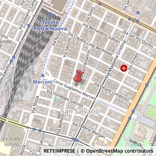 Mappa Corso Guglielmo Marconi, 13, 10125 Torino, Torino (Piemonte)