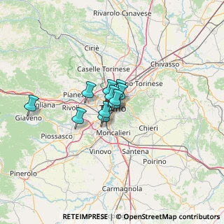 Mappa StreetVia Sant'anselmo, 10125 Torino TO, Italia (6.34364)