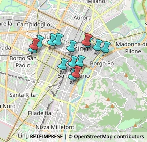 Mappa StreetVia Sant'anselmo, 10125 Torino TO, Italia (1.262)