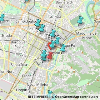 Mappa StreetVia Sant'anselmo, 10125 Torino TO, Italia (2.24786)