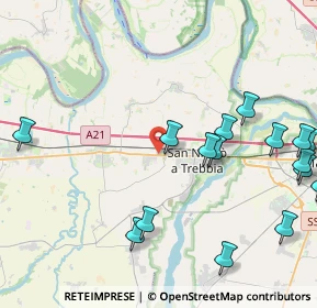 Mappa Via Reggio Calabria, 29010 San Nicolò PC, Italia (6.009)