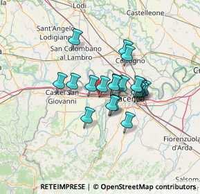 Mappa Via Reggio Calabria, 29010 San Nicolò PC, Italia (9.4155)