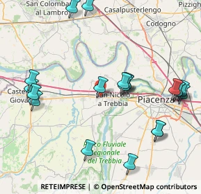 Mappa Via Reggio Calabria, 29010 San Nicolò PC, Italia (9.389)