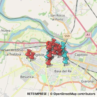 Mappa Via S. Bartolomeo, 29121 Piacenza PC, Italia (1.0915)