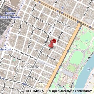Mappa Via Giuseppe Baretti, 34, 10125 Torino, Torino (Piemonte)