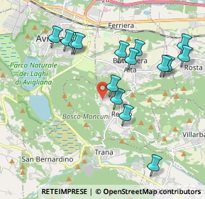 Mappa Borgata Fiori, 10090 Reano TO, Italia (2.06533)