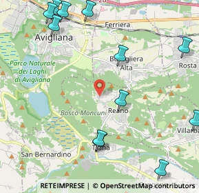 Mappa Borgata Fiori, 10090 Reano TO, Italia (2.86583)