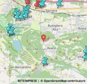 Mappa Borgata Fiori, 10090 Reano TO, Italia (3.158)