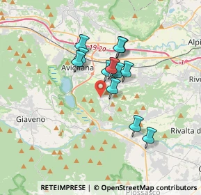 Mappa Borgata Fiori, 10090 Reano TO, Italia (2.66417)