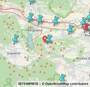 Mappa Borgata Fiori, 10090 Reano TO, Italia (5.75846)