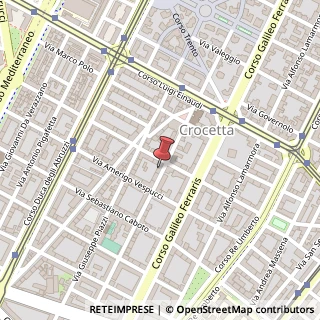 Mappa Via Cristoforo Colombo, 25, 10129 Torino, Torino (Piemonte)