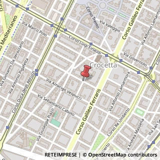 Mappa Via Cristoforo Colombo,  25, 10129 Torino, Torino (Piemonte)