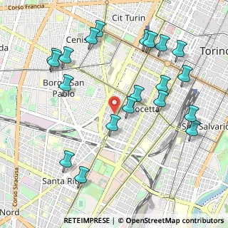 Mappa Torino, 10129 Torino TO, Italia (1.174)