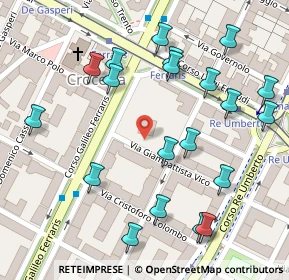 Mappa Via Vico, 10128 Torino TO, Italia (0.147)