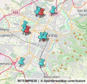 Mappa Via Vico, 10128 Torino TO, Italia (3.84692)