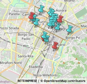Mappa Via Vico, 10128 Torino TO, Italia (1.64471)