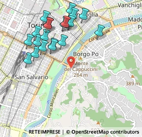 Mappa Corso Fiume, 10133 Torino TO, Italia (1.0895)