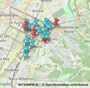 Mappa Corso Fiume, 10133 Torino TO, Italia (1.41111)