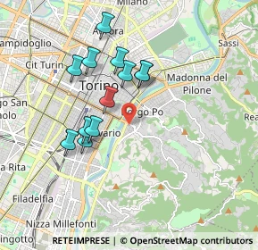 Mappa Corso Fiume, 10133 Torino TO, Italia (1.61083)