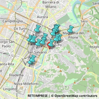 Mappa Via Luciano Manara, 10133 Torino TO, Italia (1.33529)