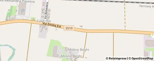 Mappa Rottofreno
