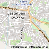 Mapa Castel San Giovanni