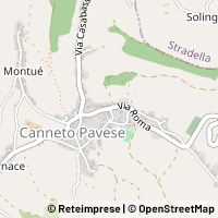Mapa Canneto Pavese