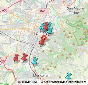 Mappa Via Milazzo, 10133 Torino TO, Italia (3.92909)