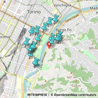 Mappa Via Milazzo, 10133 Torino TO, Italia (0.753)