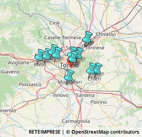 Mappa Via Milazzo, 10133 Torino TO, Italia (8.43833)