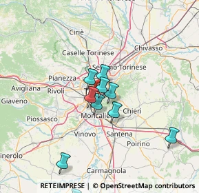 Mappa Via Milazzo, 10133 Torino TO, Italia (20.52154)