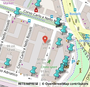 Mappa Corso Rosselli Carlo E Nello, 10129 Torino TO, Italia (0.096)