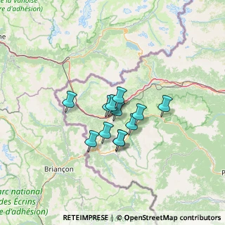 Mappa Regione Ponte, 10050 Salbertrand TO, Italia (8.73667)
