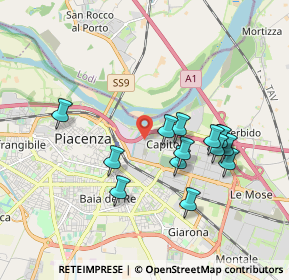 Mappa Via Arda, 29122 Piacenza PC, Italia (1.73)