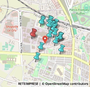 Mappa Via Battista Pininfarina, 10136 Torino TO, Italia (0.3125)