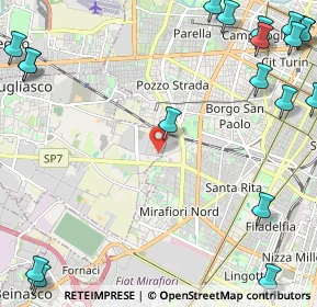Mappa Via Battista Pininfarina, 10136 Torino TO, Italia (3.61526)
