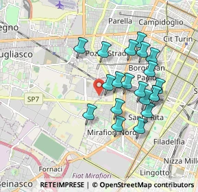 Mappa Via Battista Pininfarina, 10136 Torino TO, Italia (1.663)