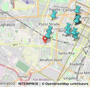 Mappa Via Battista Pininfarina, 10136 Torino TO, Italia (2.33167)