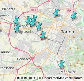 Mappa Via Battista Pininfarina, 10136 Torino TO, Italia (4.04909)