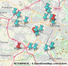 Mappa Via Battista Pininfarina, 10136 Torino TO, Italia (4.242)