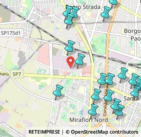 Mappa Via Battista Pininfarina, 10136 Torino TO, Italia (1.3855)